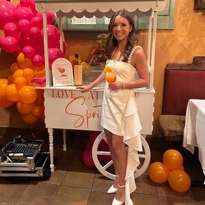 Nieve Mini Dress in White